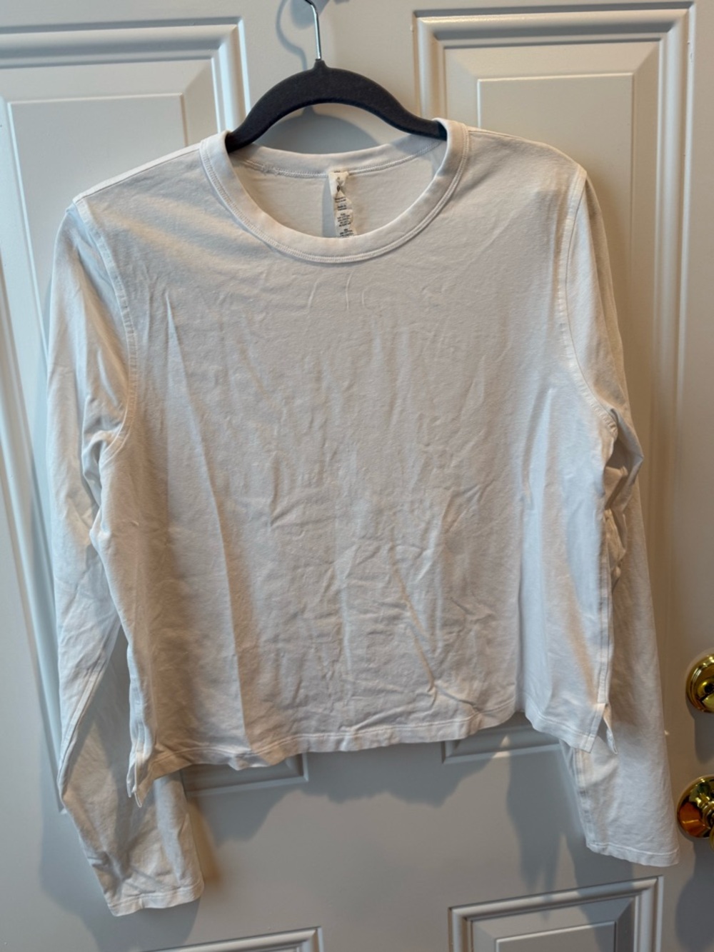 Lululemon Classic-Fit Cotton-Blend Long Sleeve Shirt W3FGES Size 8 - Picture 5 of 10